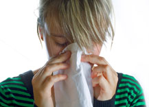 sneezing